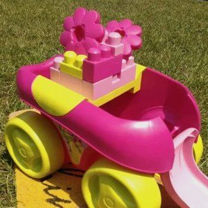 MEGA BLOKS First Builders Block Wagon